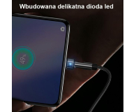 USAMS Kabel pleciony obrotowy U60 2A microUSB zielony - 1569074 - zdjęcie 8